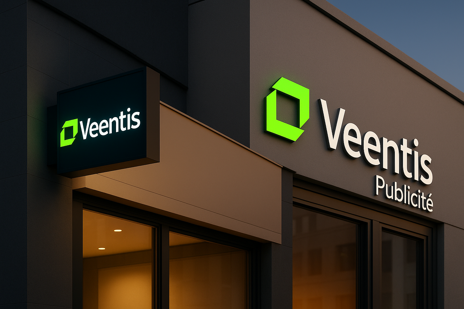Veentis affiche publicitaire