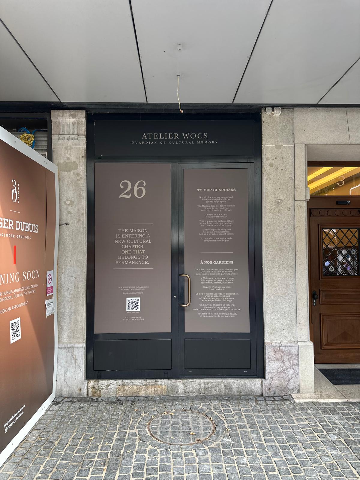 Décoration de vitrines